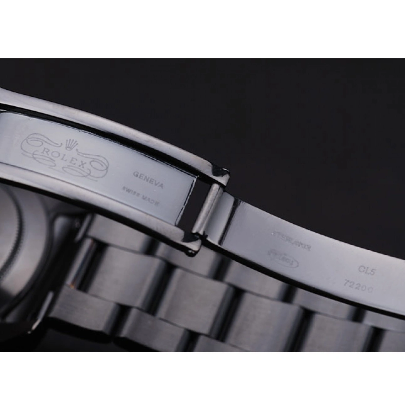 Good Copy Rolex Watches 7476 Stainless Black Dial Plated Milgaus Steel Bamford Bezel Ion Rolex 1016